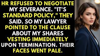 HR Refused My Severance Deal – So I Took My Shares, Exposed Their Policy, and Got Revenge