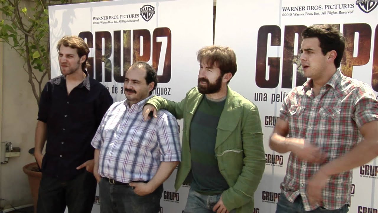 GRUPO 7 la película Presentación del Rodaje - YouTube