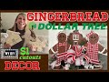 Gingerbread Decorations | Dollar Tree Gingerbread man wood plaque DIY |  $1 CUTOUTS!