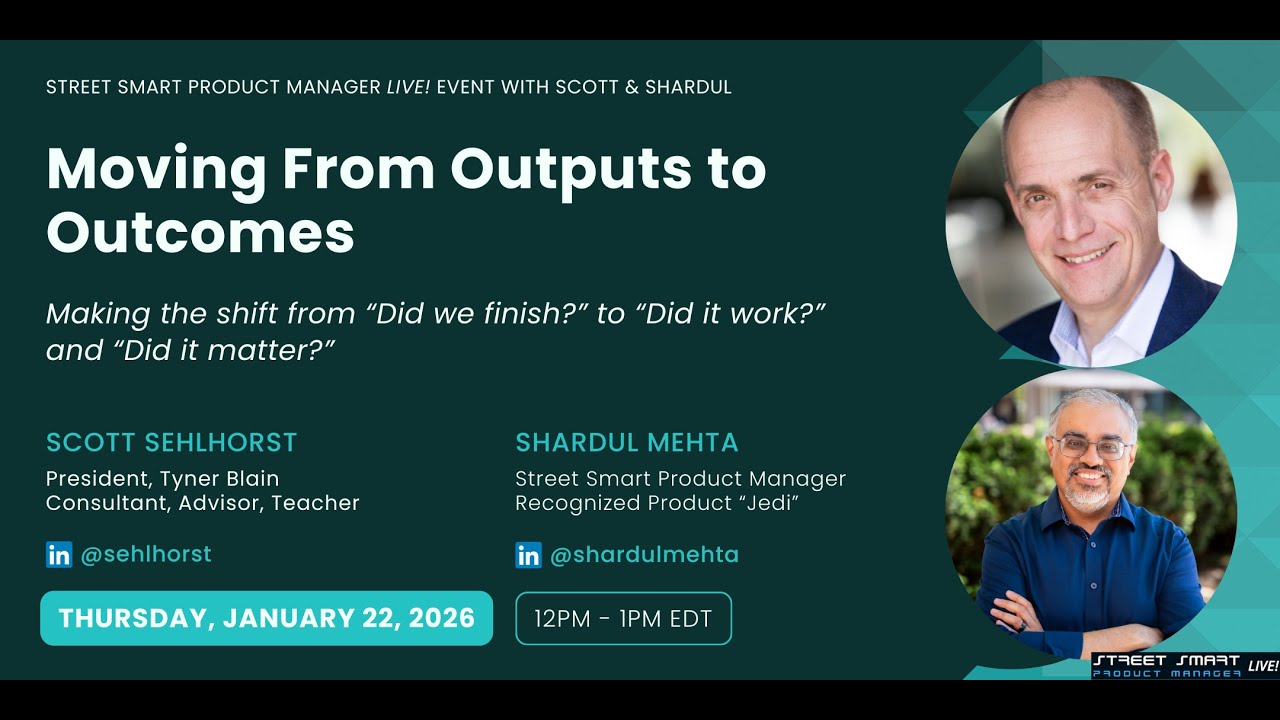 Moving From Outputs to Outcomes For Product Managers