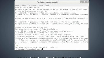 Crear Servidor FTP en Debian