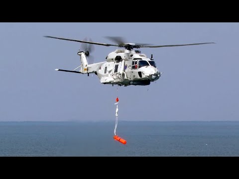 [4K] Unique!: NH90 Launches MK-46 TORPEDO