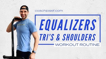 Arm Day Calisthenic Home Workout Routine With the Lebert Fitness EQualizers