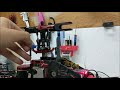 RC heli head setup - level swashplate - zero blade pitch - collective pitch: zip tie method