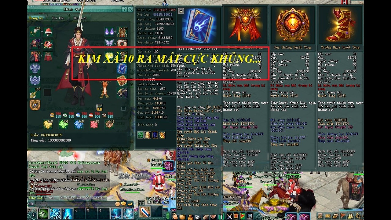 BIGUPDATE siêu bùng nổ - Kim xà 10, PET cấp 10 ra mắt - BUILD TLQ MAXPING TÌNH KIẾM 10 PHÁI