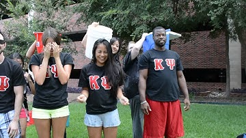 Kappa Psi Pharmaceutical Fraternity Epsilon Beta ALS Ice bucket challenge.