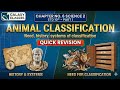 10th Std Science 2 Ch. No.6 – Animal Classification (Part 1) | Quick Revision in Hinglish | SSC |