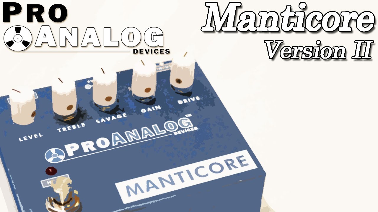 ProAnalog Devices Manticore Overdrive V2 - YouTube