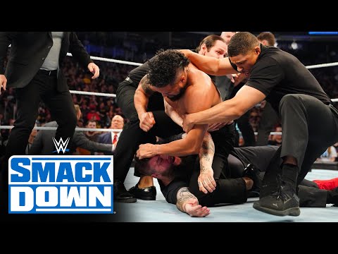 FULL SEGMENT: Solo Sikoa and Tama Tonga beat Kevin Owens bloody: SmackDown, April 19, 2024