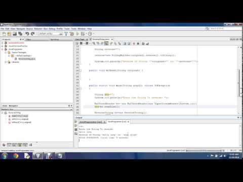 Reverse String in Java with/without using java libraries