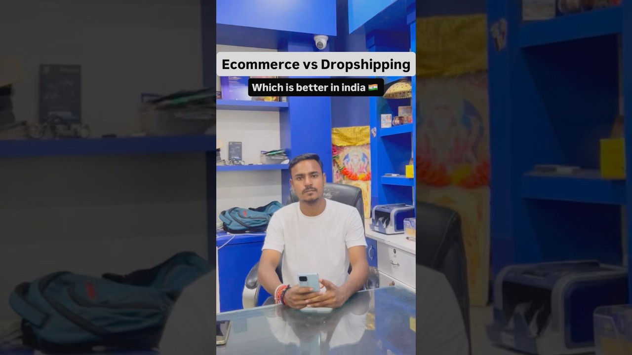 rewrite this title Ecommerce vs Dropshipping 🤔 which is best in india 🇮🇳 #ecommerce #dropshipping