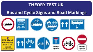 UK Road Signs 2026 | 50 Essential Bus and Cycle Signs and Road Markings Explained + Summary Notes