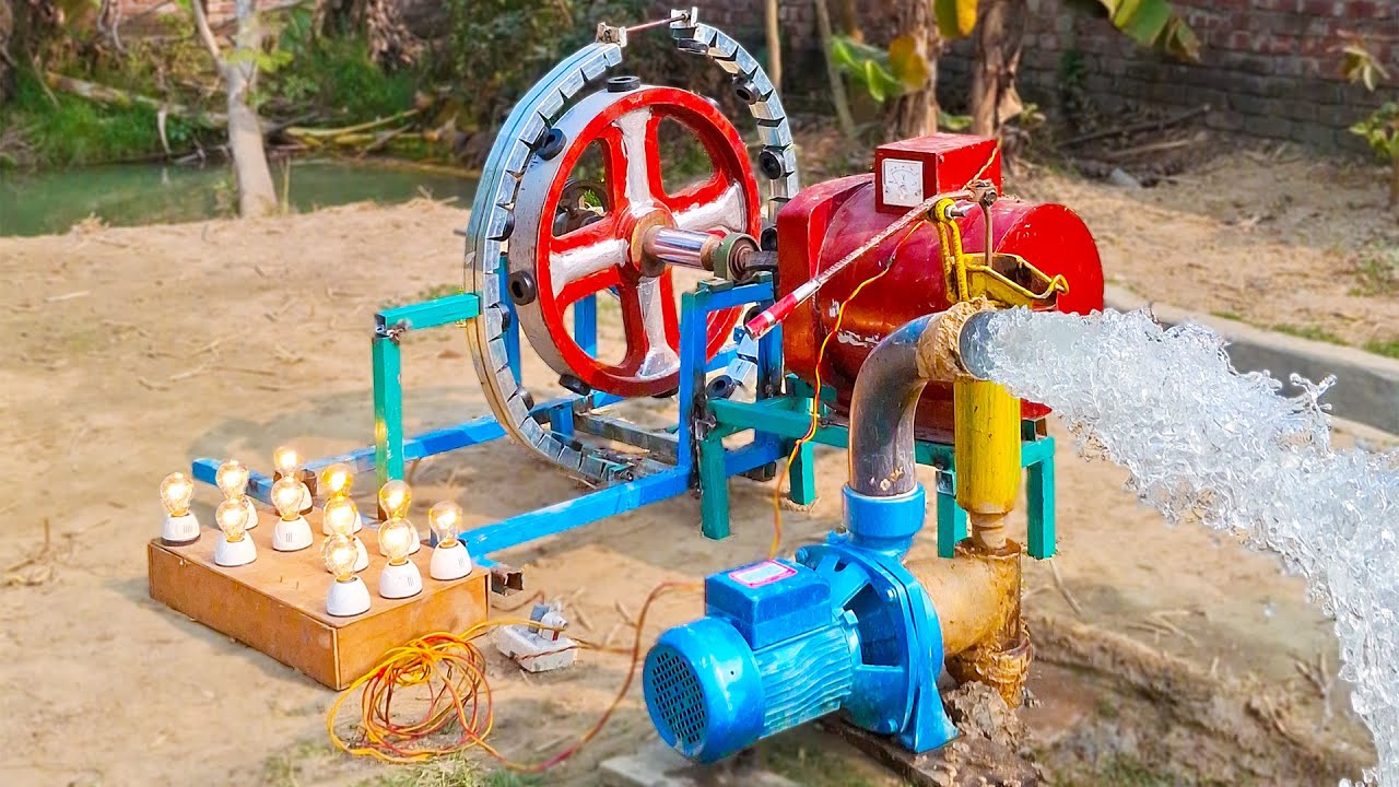 DIY Magnet Engine Build a 15KW Free Energy Generator at Home Real Magnet Engine 220v 15KW