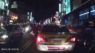 HANLIN-CR1超迷你輕巧高清1080行車記錄器120度廣角-夜拍畫面1