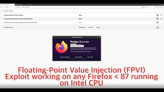 Floating-Point Value Injection (FPVI) exploit in Firefox