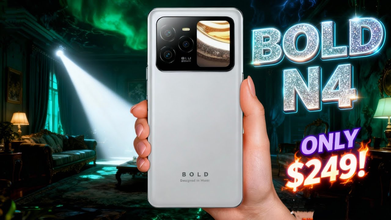 Встречайте BLU BOLD N4 — он оснащен премиальными функциями, о которых вы не поверите, за такую ​​...