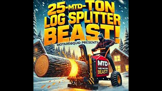 Splitting Logs Like a Pro: My New MTD Yard Machines Log Splitter (20 Tons of Power!)