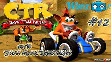Crash Team Racing Full 101% Walkthrough With Commentary Part 12 - Polar Pass [Wimzor The Great]