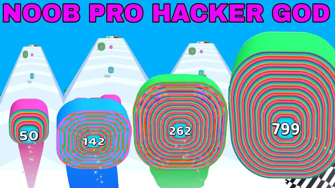 NOOB VS PRO VS HACKER VS GOD  in Smash Runner Update