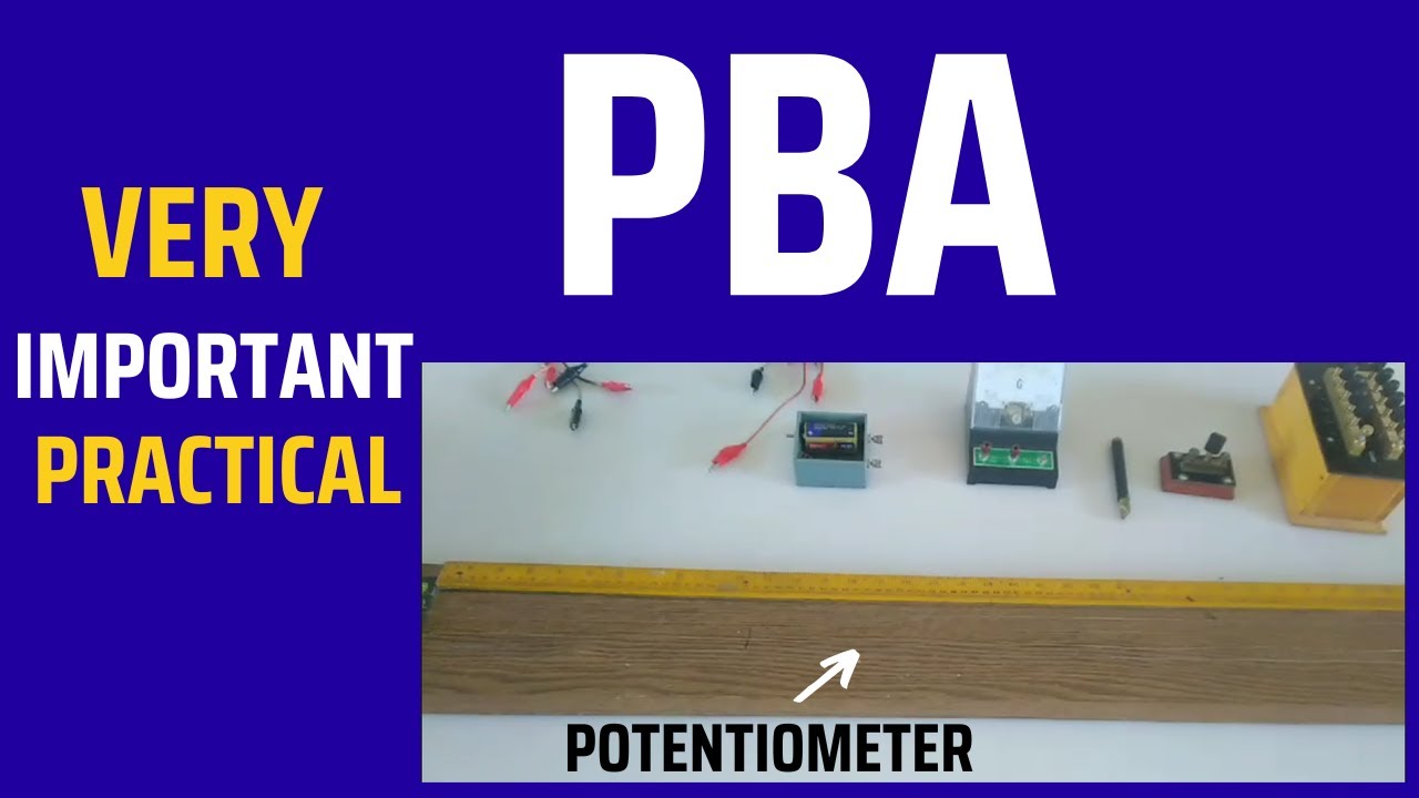 Internal resistance of cell using potentiometer with PBA questions| XII Physics