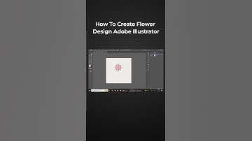 How to create a stunning flower design in adobe illustrator