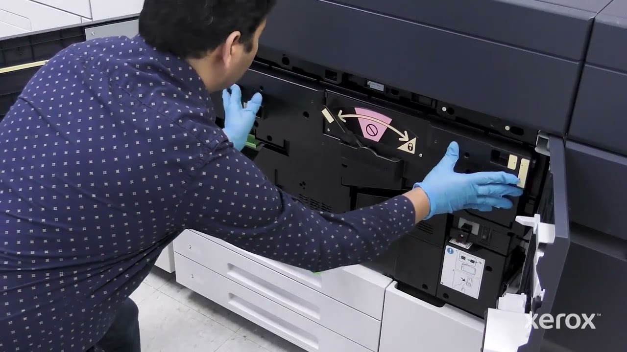 pjページ Xerox® ProficioTM PX300/PX500 De tonerafvaltransportbehuizing