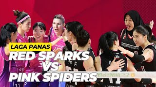 LAGA PANAS RED SPARKS VS PINK SPIDERS-PLAY OFF LEG 2 KOREAN V LEAGUE 2023-2024