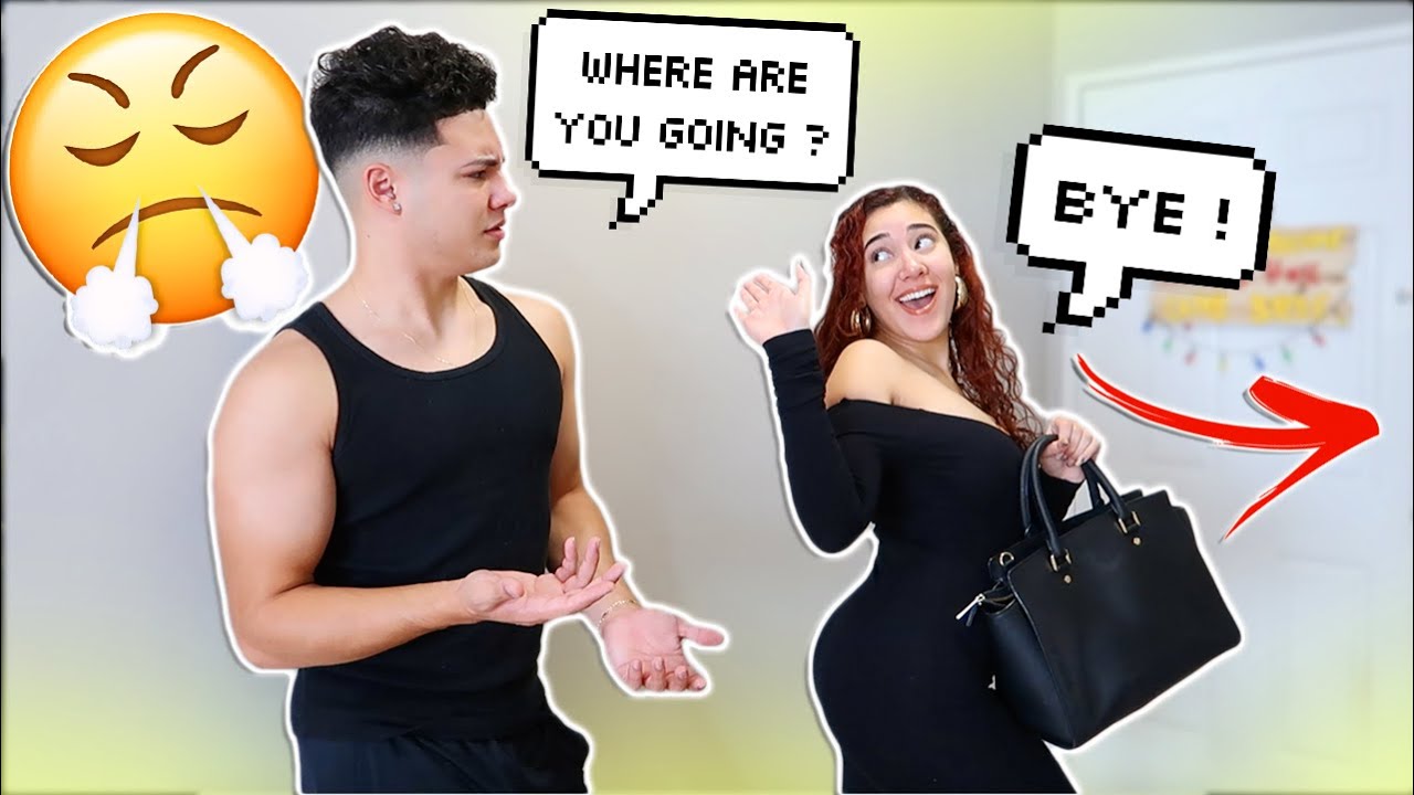 Wearing A Hot Outfit Then Leaving Him! *Cute Reaction* YouTube