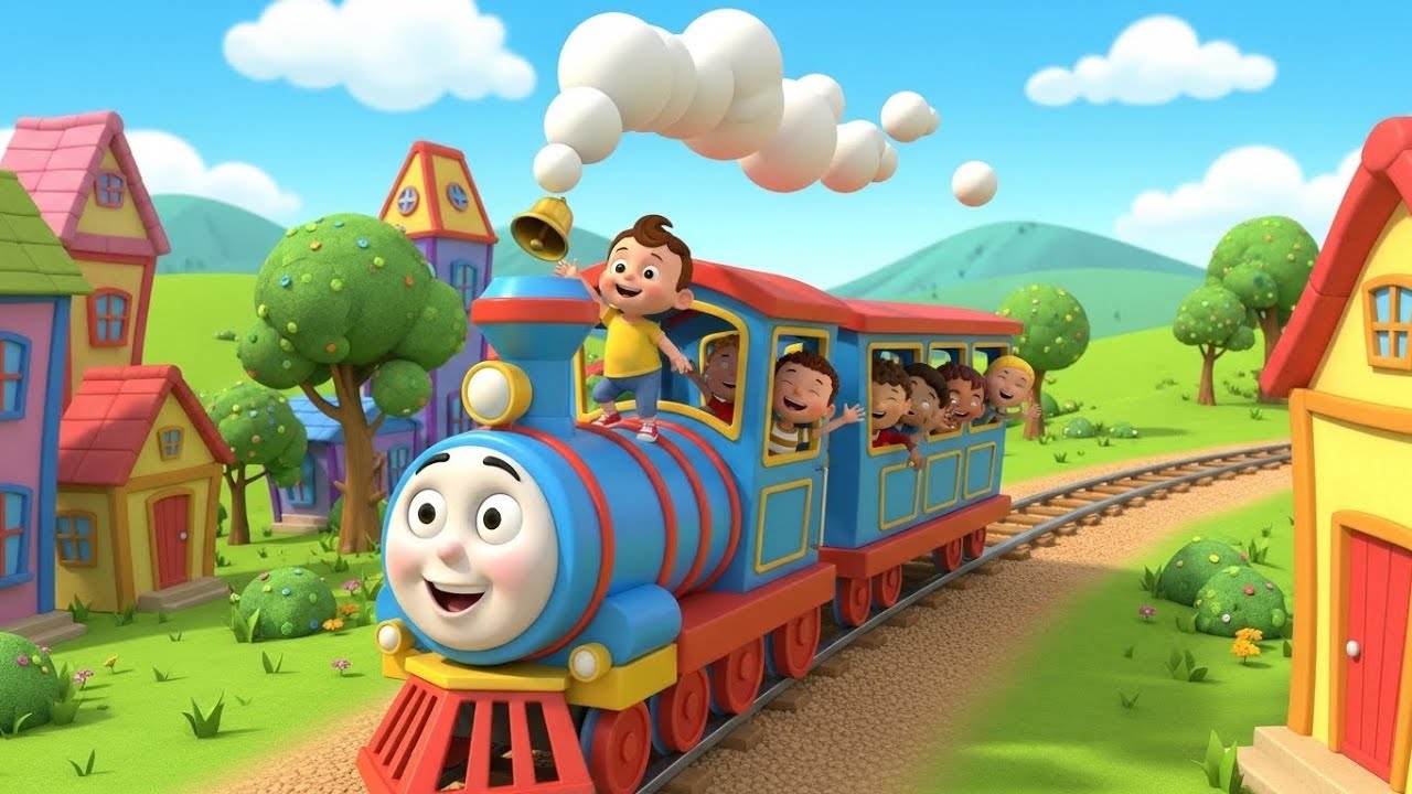 The Train Song for Kids | Fun Train Song for Toddlers to Sing and Enjoy Learning