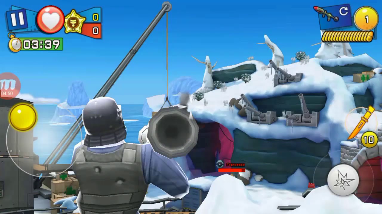 Respawnables multiplayer team vs four match