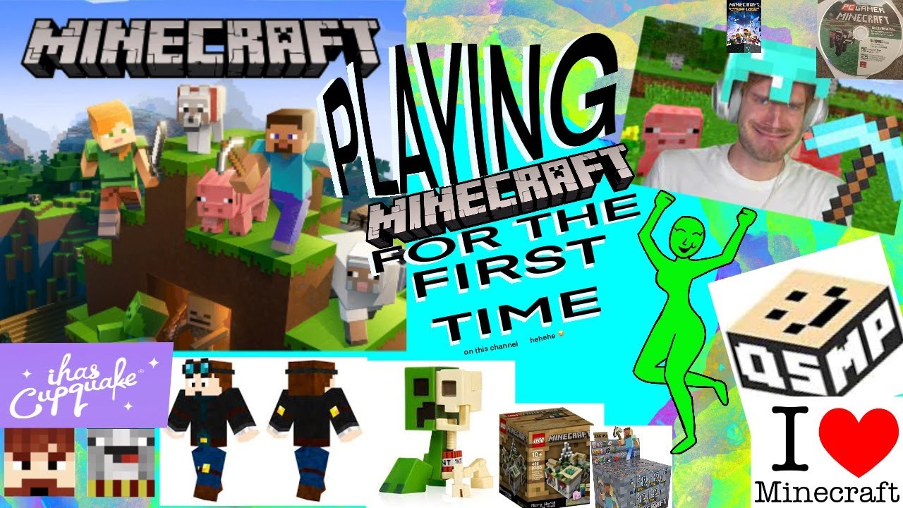 Playing Minecraft for the first time - YouTube