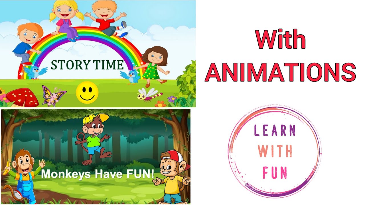 Monkeys Have Fun/ Story for kids/ Animation story/ Monkeys story