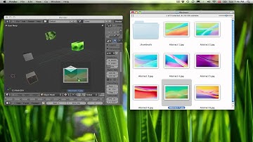 Blender 2.5 drag and drop