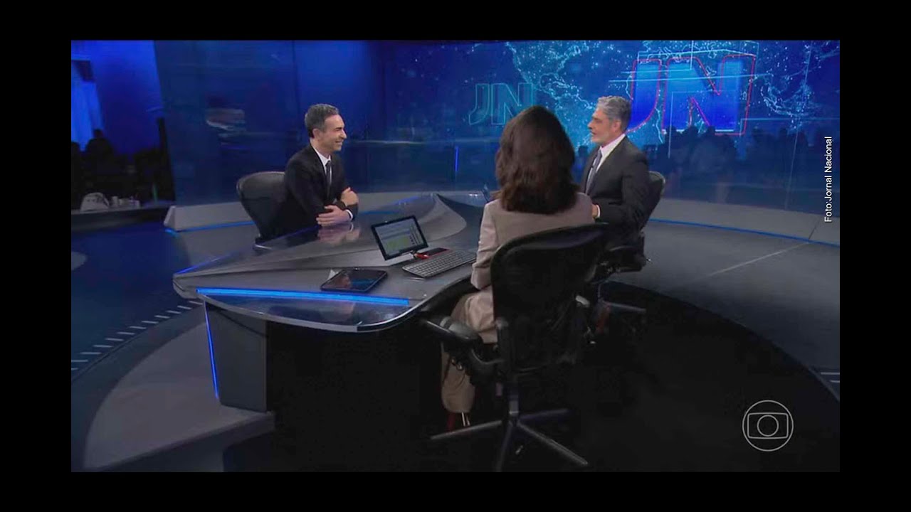 Veja o último boa noite de William Bonner na bancada do Jornal Nacional