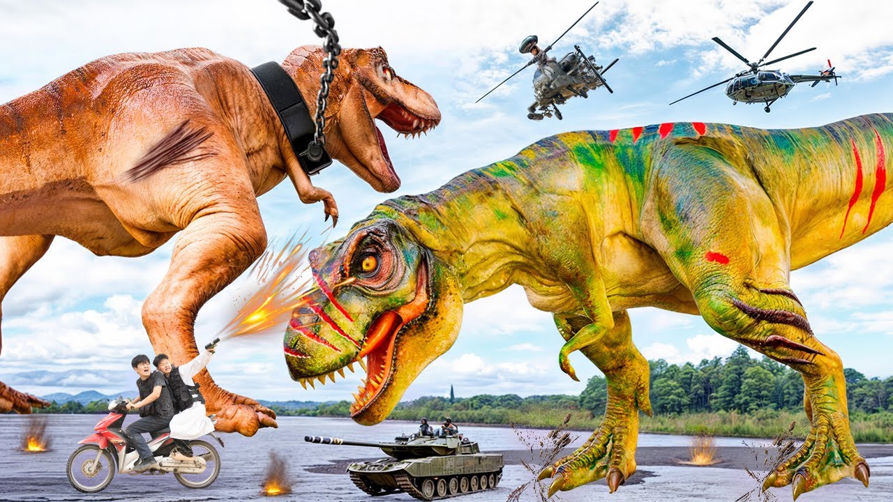 T-Rex Chase - Part 5 - Jurassic World Dinosaur Fan Movie