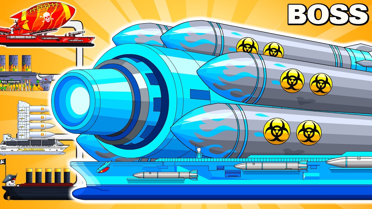 The NEW Missile Titan SUPER ROCKETS COMBINED WITH ABYSSAL CRUISER vs MEGA BOSS