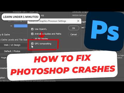 How To Fix Photoshop Crashing and Freezing Instantly on Windows