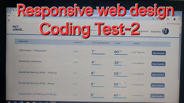 Coding Test-2 Responsive Web Design | NXTWAVE | HTML,CSS,BOOTSTRAP |