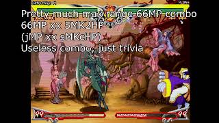 [Jedah] Basic Jedah combos ~ Vampire Savior/Darkstalkers 3