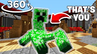 You're a Multant Creeper Vs Steve - Minecraft 360°