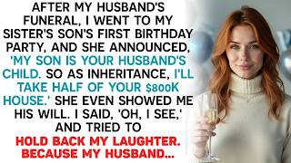 After My Husband'S Funeral, Sister Revealed That Her Son Was My Husband'S Child And Showed His Will.