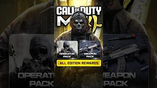 ALL MW4 Pre Order Edition Rewards… (Operators, Blueprints, Battlepass)