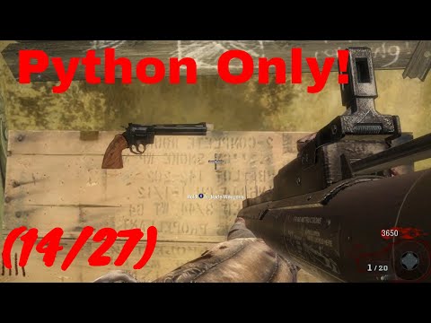 Black Ops 1 Zombies: Python ONLY Weapon-Locked Challenge (15/36)