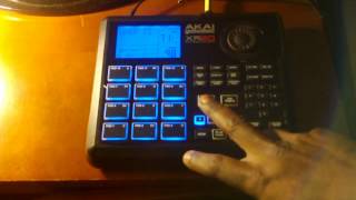 Akai XR20 tutorial -8- How to use the "Fill In" function..by iDrop