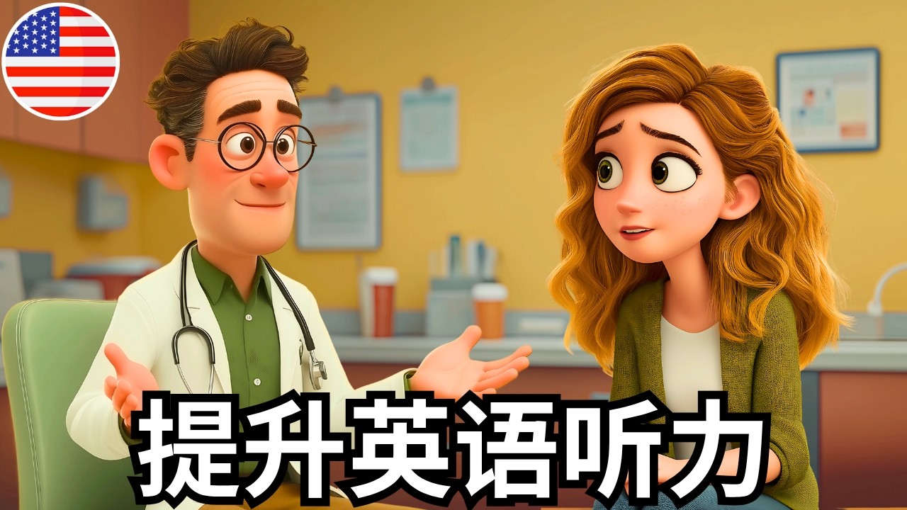 开始理解英语听力 🎧 简单的英语对话《看医生的对话》