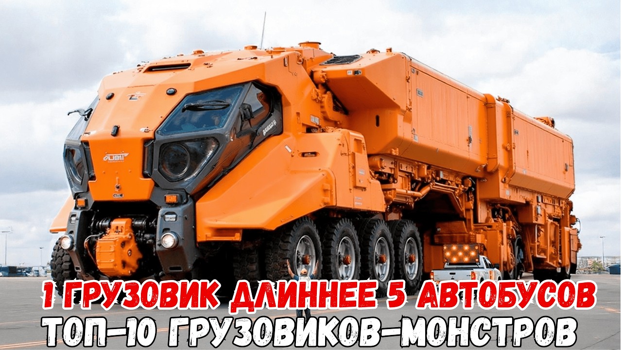 Топ-10 грузовиков-монстров: от военного колосса до короля шахт с 6000 лошадиных сил