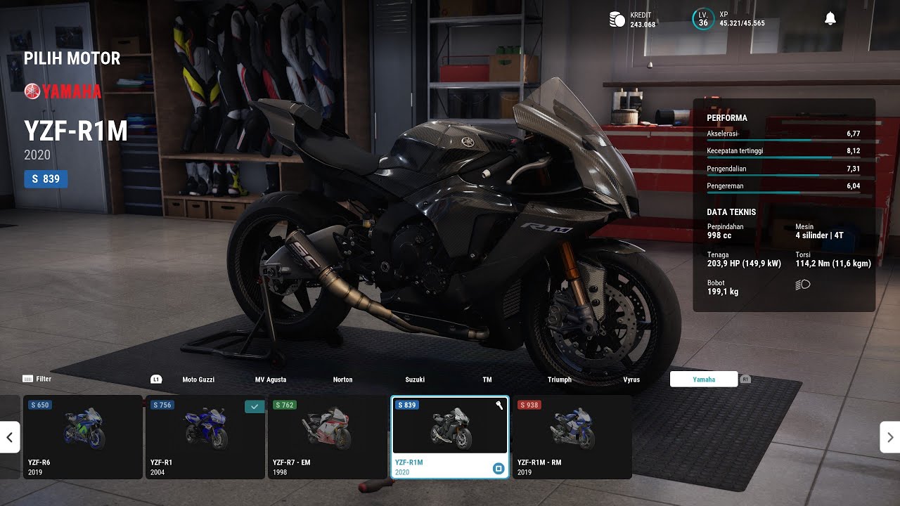 RIDE 5 - CUSTOMIZE YAMAHA YZF-R1M FULL CARBON [4K 60fps HDR] - YouTube