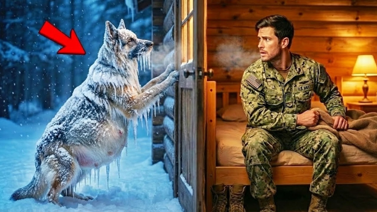 An Active-Duty Navy SEAL Found a Pregnant Dog Frozen on His Porch — What Followed Changed Everything