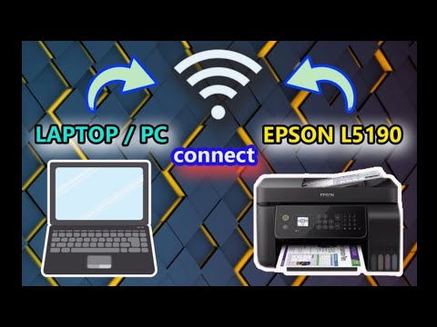 TUTORIAL CARA MENGKONEKSIKAN LAPTOP PC KOMPUTER KE PRINTER EPSON L5190 WI-FI Tanpa Kabel by Bang Ndraa