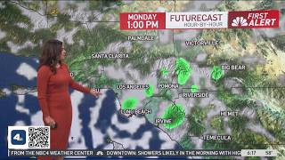 First Alert Forecast: Monday rain